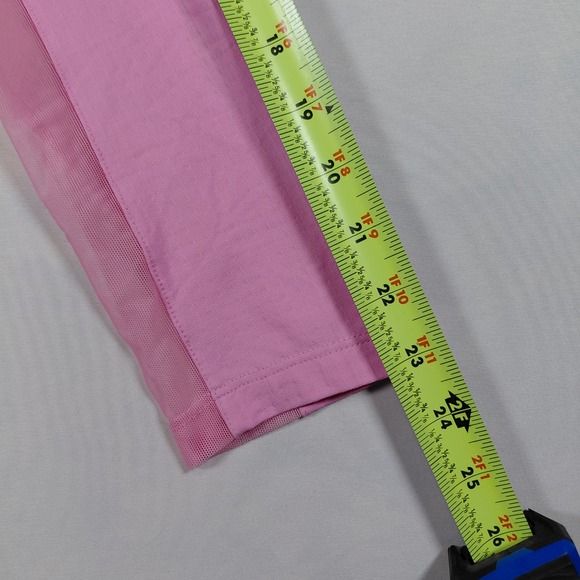 IBKUL Womens Pink Long Sleeve Quarter Zip Golf Shirt Southern Hills UPF 50+ M - Picture 13 of 14